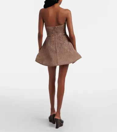 Magda Butrym Crochet cotton corset dress | Thumbnail 3