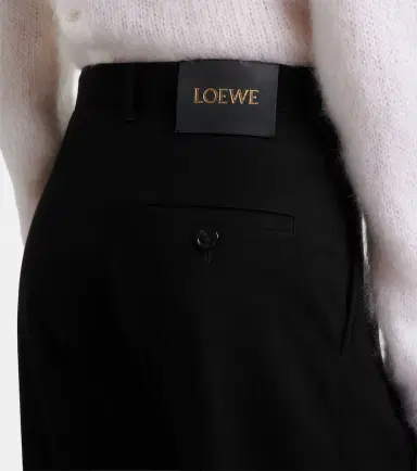 Loewe Belted wool wide-leg pants | Thumbnail 2