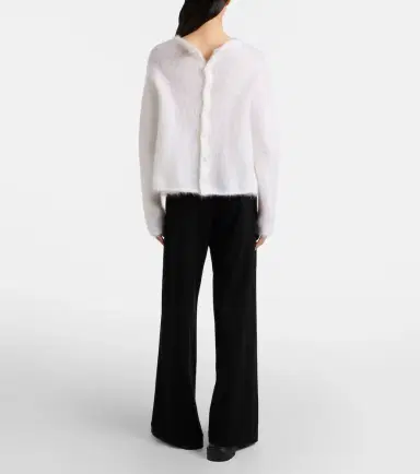 Loewe Belted wool wide-leg pants | Thumbnail 4