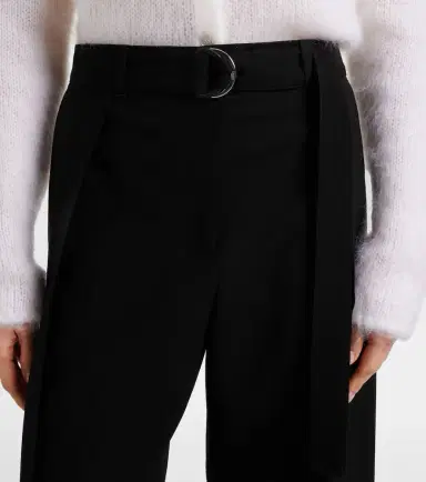 Loewe Belted wool wide-leg pants | Thumbnail 5