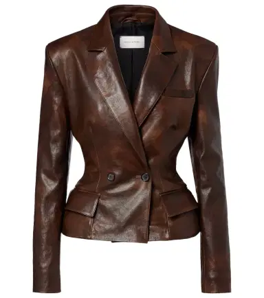 Magda Butrym Peplum leather jacket | Thumbnail 1
