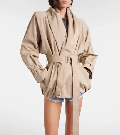 Magda Butrym Draped cotton jacket | Thumbnail 6 Magda Butrym Draped cotton jacket | Thumbnail 6