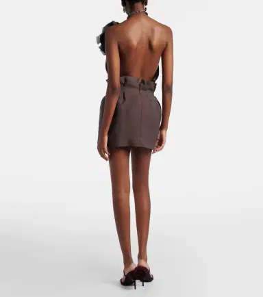 Magda Butrym Linen miniskirt | Thumbnail 5