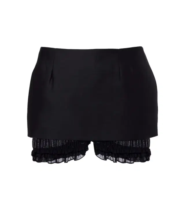 Magda Butrym Ruffled wool and silk skort