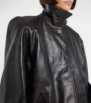 Magda Butrym Belted leather jacket | Thumbnail 2 Magda Butrym Belted leather jacket | Thumbnail 2