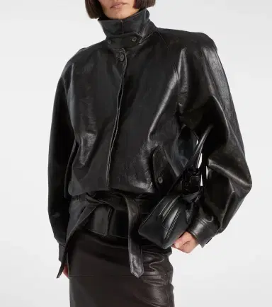 Magda Butrym Belted leather jacket | Thumbnail 8 Magda Butrym Belted leather jacket | Thumbnail 8