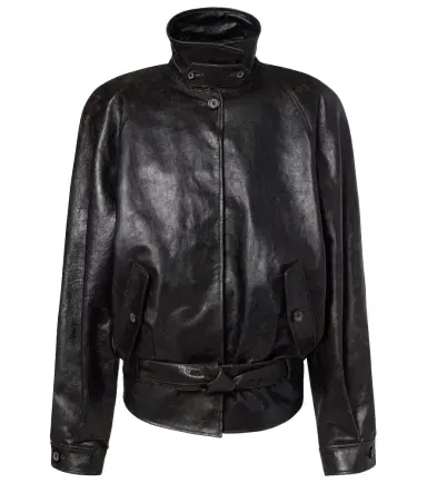 Magda Butrym Belted leather jacket | Thumbnail 1 Magda Butrym Belted leather jacket | Thumbnail 1