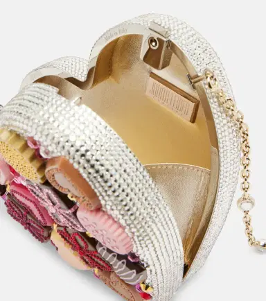 Judith Leiber Couture Heart Small crystal-embellished clutch | Thumbnail 2 Judith Leiber Couture Heart Small crystal-embellished clutch | Thumbnail 2