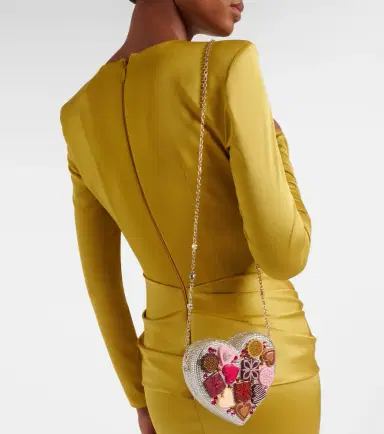Judith Leiber Couture Heart Small crystal-embellished clutch | Thumbnail 4 Judith Leiber Couture Heart Small crystal-embellished clutch | Thumbnail 4