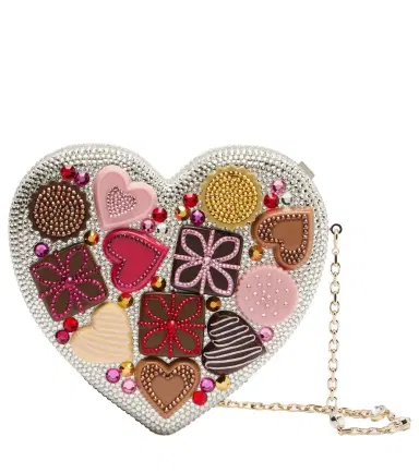 Judith Leiber Couture Heart Small crystal-embellished clutch | Thumbnail 1 Judith Leiber Couture Heart Small crystal-embellished clutch | Thumbnail 1