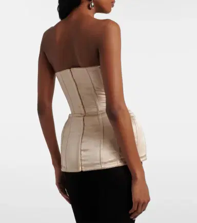 Magda Butrym Silk satin corset | Thumbnail 2