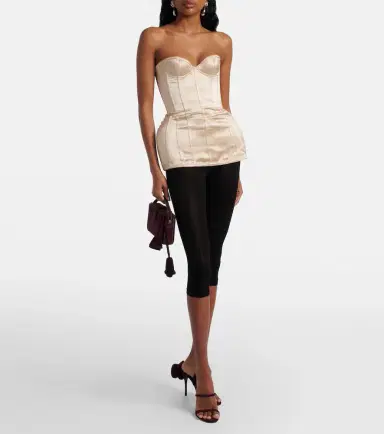 Magda Butrym Silk satin corset | Thumbnail 3