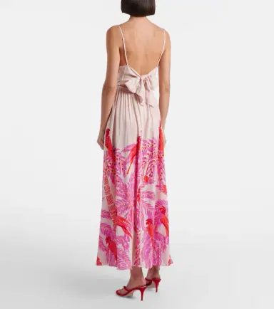 Poupette St Barth Havana crochet-trimmed floral maxi dress | Thumbnail 2