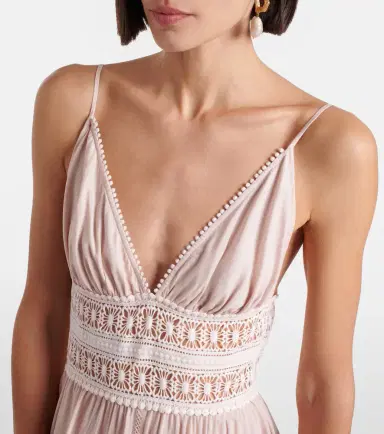 Poupette St Barth Havana crochet-trimmed floral maxi dress | Thumbnail 4
