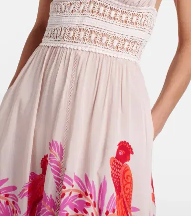 Poupette St Barth Havana crochet-trimmed floral maxi dress | Thumbnail 6