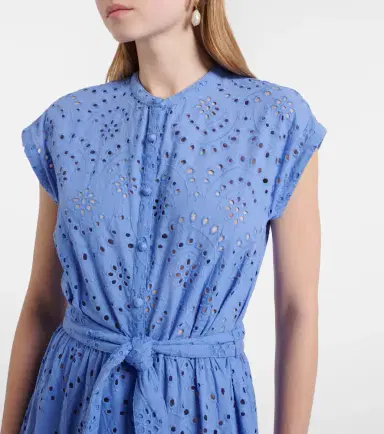 Poupette St Barth Kora cotton shirt dress | Thumbnail 3