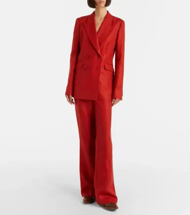 Gabriela Hearst Angela linen twill blazer | Thumbnail 3