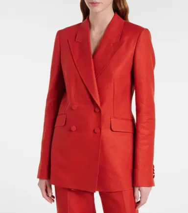 Gabriela Hearst Angela linen twill blazer | Thumbnail 4
