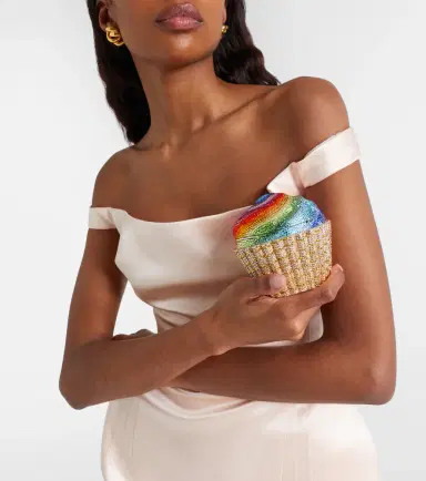 Judith Leiber Couture Rainbow Cupcake crystal-embellished clutch | Thumbnail 5 Judith Leiber Couture Rainbow Cupcake crystal-embellished clutch | Thumbnail 5