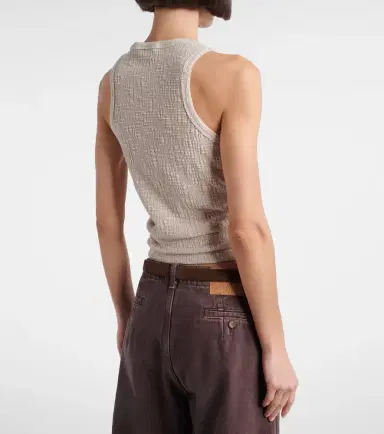 Magda Butrym Floral-appliqué tank top | Thumbnail 5