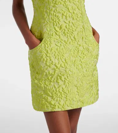 Emilia Wickstead Eliezer floral cloqué minidress | Thumbnail 3 Emilia Wickstead Eliezer floral cloqué minidress | Thumbnail 3