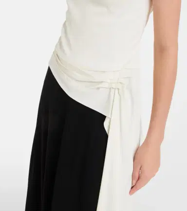 Proenza Schouler Daliah draped crêpe satin maxi dress | Thumbnail 2 Proenza Schouler Daliah draped crêpe satin maxi dress | Thumbnail 2