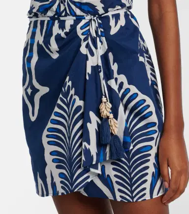 Poupette St Barth Manon floral halterneck cotton minidress | Thumbnail 3