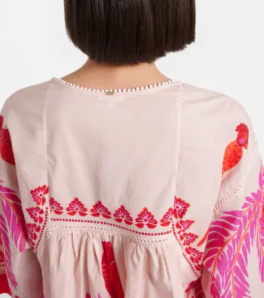 Poupette St Barth Mahault printed cotton minidress | Thumbnail 2