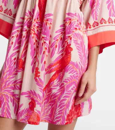 Poupette St Barth Mahault printed cotton minidress | Thumbnail 3