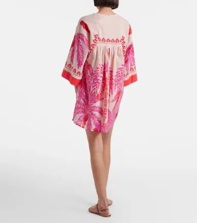 Poupette St Barth Mahault printed cotton minidress | Thumbnail 5