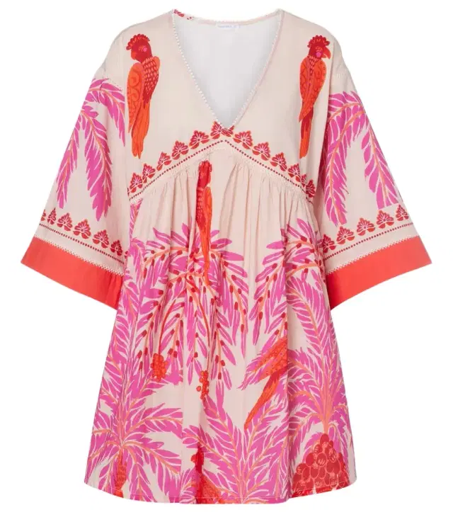 Mahault printed cotton minidress