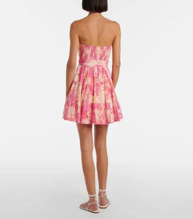 Poupette St Barth Christine printed cotton minidress | Thumbnail 2
