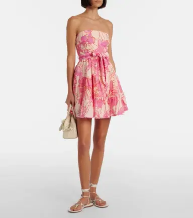 Poupette St Barth Christine printed cotton minidress | Thumbnail 3