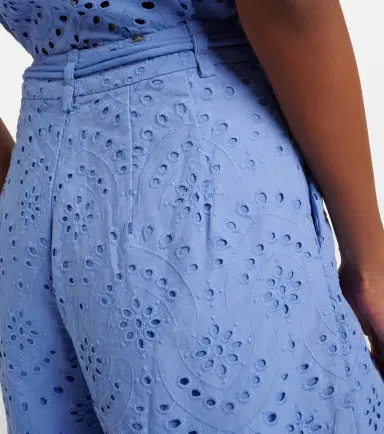 Poupette St Barth Broderie anglaise cotton shorts | Thumbnail 3