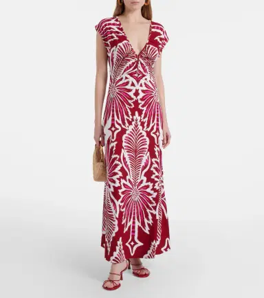 Poupette St Barth Nova floral jersey maxi dress | Thumbnail 2