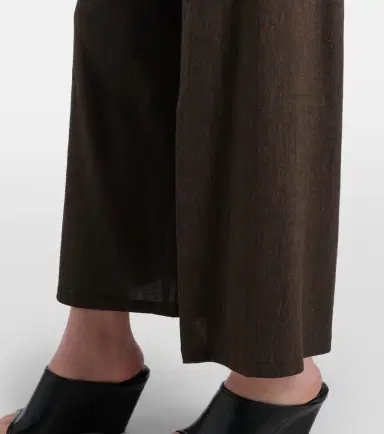 Proenza Schouler Calla linen-blend wide-leg pants | Thumbnail 4 Proenza Schouler Calla linen-blend wide-leg pants | Thumbnail 4