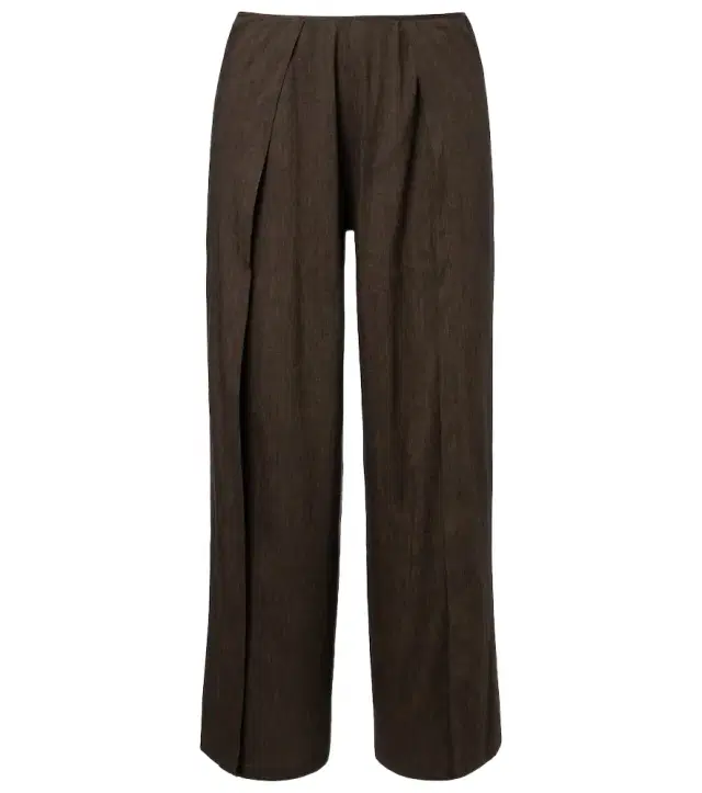Proenza Schouler Calla linen-blend wide-leg pants