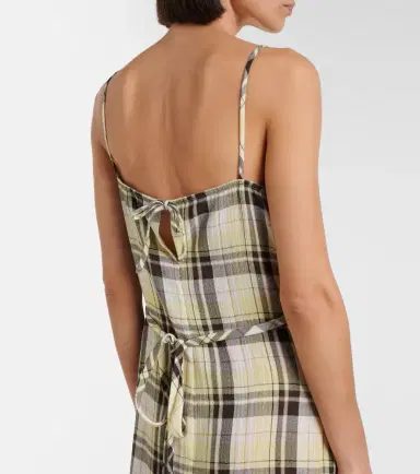 Proenza Schouler Evelyn plaid gauze slip dress | Thumbnail 2