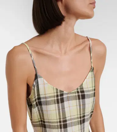 Proenza Schouler Evelyn plaid gauze slip dress | Thumbnail 5