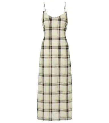 Proenza Schouler Evelyn plaid gauze slip dress | Thumbnail 1
