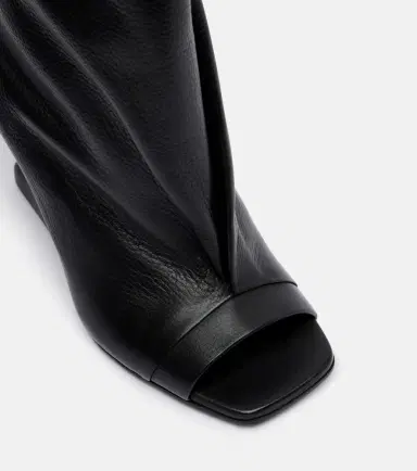 Rick Owens Cantilever leather peep-toe boots | Thumbnail 3 Rick Owens Cantilever leather peep-toe boots | Thumbnail 3
