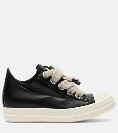 Rick Owens Jumbolace leather sneakers | Thumbnail 4