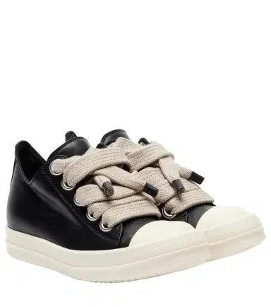 Rick Owens Jumbolace leather sneakers | Thumbnail 1