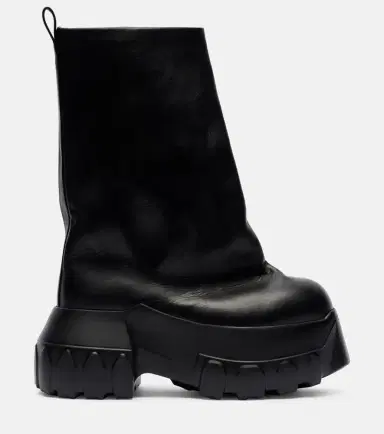 Rick Owens Mega Tractor leather mid-calf boots | Thumbnail 4 Rick Owens Mega Tractor leather mid-calf boots | Thumbnail 4