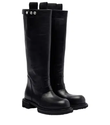 Rick Owens Gabe leather knee-high boots | Thumbnail 1 Rick Owens Gabe leather knee-high boots | Thumbnail 1