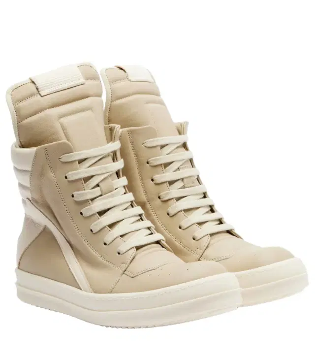 Geobasket leather sneakers