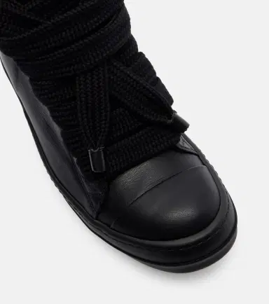 Rick Owens Jumbolace leather sneakers | Thumbnail 3
