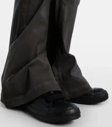 Rick Owens Jumbolace leather sneakers | Thumbnail 5