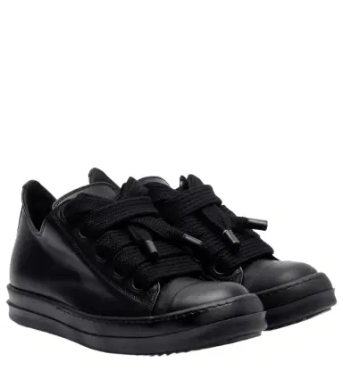 Rick Owens Jumbolace leather sneakers | Thumbnail 1