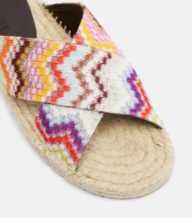 Missoni Harlow Zigzag lamé espadrille sandals | Thumbnail 4